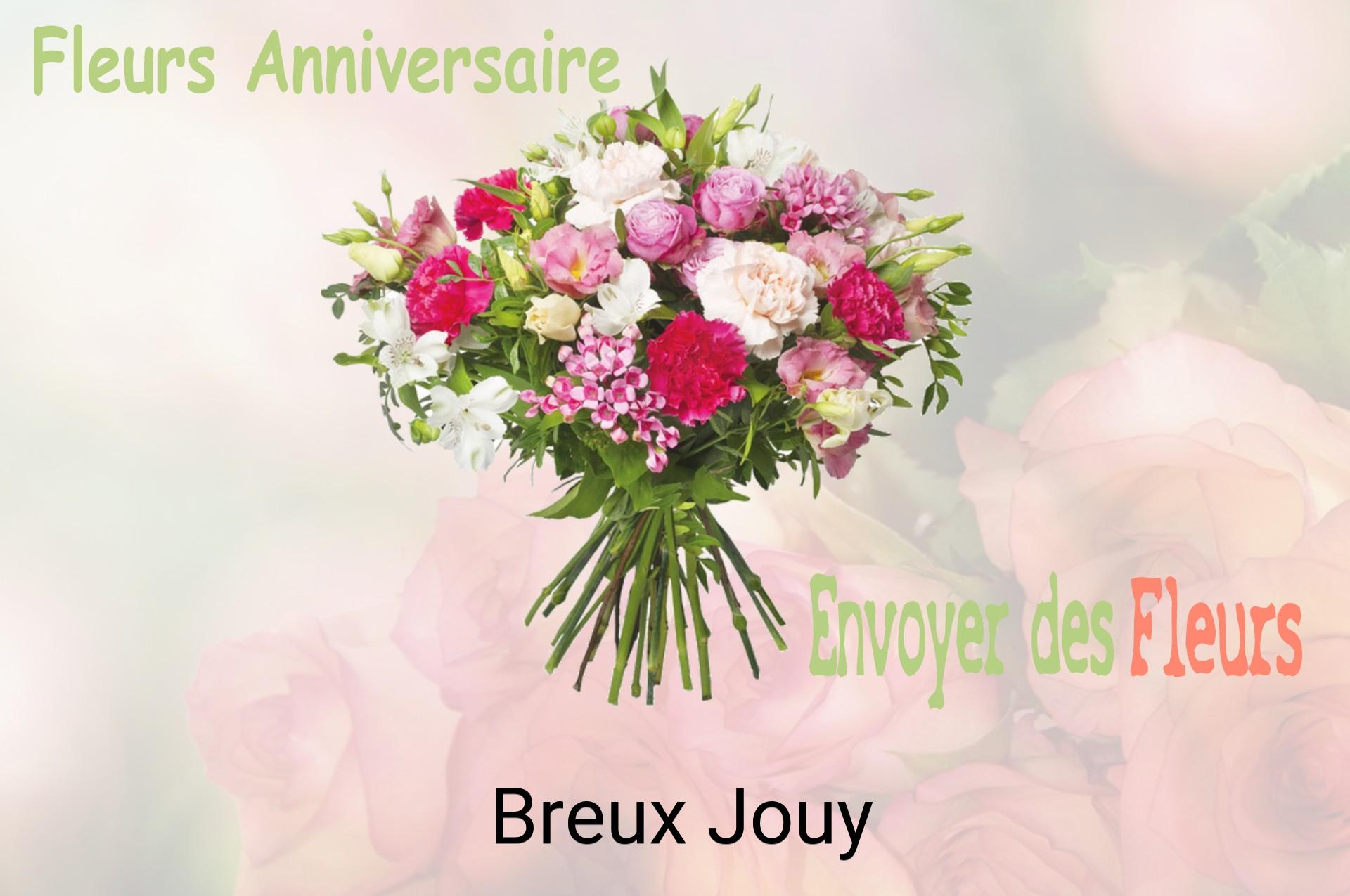 Bouquet de fleurs d’anniversaire livré à Breux-Jouy